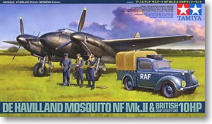 Tamiya 89786 De Havilland Mosquito NF Mk.II &amp; 10HP Tilly Sets 1/48