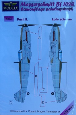 LF Model M3223 Mask Messerschmitt Bf 109E (EDU) Late Pt II. 1/32