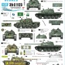 Star Decals 35-C1123 ARBiH - Armija Republike Bosne i Hercgovine (Muslim). Soviet T-55A tanks 1992-95.Tanks & AFVs in Bosnia # 1 1/35