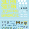 Star Decals 35-C1123 ARBiH - Armija Republike Bosne i Hercgovine (Muslim). Soviet T-55A tanks 1992-95.Tanks & AFVs in Bosnia # 1 1/35