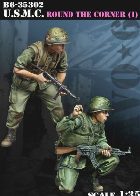 Bravo6 35302 USMC - Round The Corner (1) 1/35
