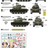 Star Decals 35-C1251 Vietnam 1.M41 Walker Bulldog and M48A3 Patton in South Vietnamese army,ARVN - Army of the Republic of Vietnam 1/35