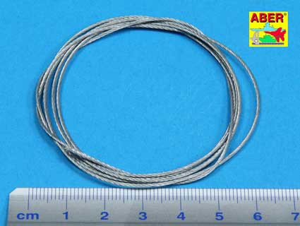 Aber TCS 09 Stainless Steel Towing Cables O0,9mm, 1 m long