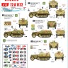 Star Decals 72-A1122 Sd.Kfz.250 'neu' # 1Sd.Kfz.250/1 and Sd.Kfz.250/3 on the West Front.2.Pz-Div, 1.SS-LAH, 9.SS-Hohenstaufen(?) and 10.SS-Frundsberg 1/72