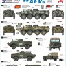 Star Decals STAR35882 Soviet in Afghanistan #2. Wheeled AFVs - BTR-80, BRDM-2, GAZ-69, MAZ-537 1/35