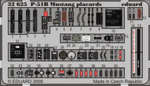 Eduard 32625 P-51B placards S.A. TRU