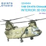 Quinta Studio QD48464 CH-47A (HobbyBoss) 1/48