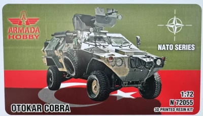 Armada Hobby N72055 Otokar Cobra (3D Printed resin kit) 1/72