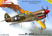 Az Model 76096 Curtiss P-40E Warhawk 'AVG' (3x camo) 1/72