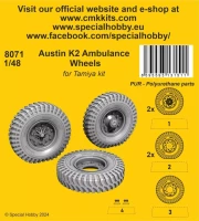 CMK SP8071 Austin K2 Ambulance Wheels (TAM) 1/48