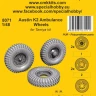 CMK SP8071 Austin K2 Ambulance Wheels (TAM) 1/48