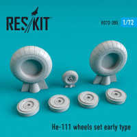 Reskit RS72-0285 He-111 wheels set early type 1/72