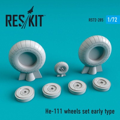 Reskit RS72-0285 He-111 wheels set early type 1/72