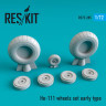 Reskit RS72-0285 He-111 wheels set early type 1/72