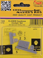 CMK 7408 Ki-43II/III Hayabusa Cockpit Set (SP.HOBBY) 1/72