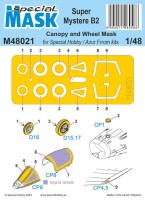 Special Hobby SM48021 Mask for Super Mystere B2 (SP.HOBBY/FRROM) 1/48