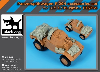 Black Dog T35265 Panzerspahwagen P204 (designed to be used with ICM UA GB kits) 1/35