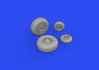 Eduard 672283 BRASSIN Tornado wheels (REV) 1/72