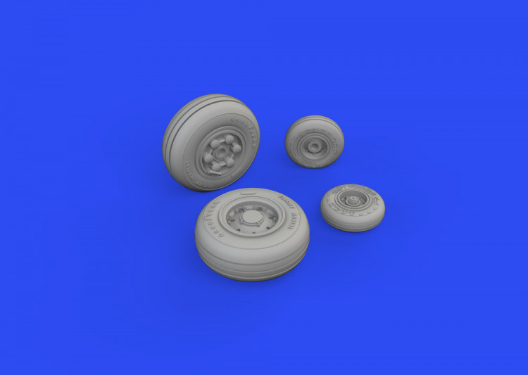 Eduard 672283 BRASSIN Tornado wheels (REV) 1/72