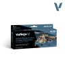 Valejio VAL-71601 Набор красок model color set, цвета советских/российских военных вертолетов после второй мировой войны(8 флаконов по 17 мл.)