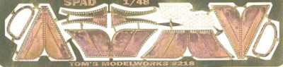Tom's Modelworks 148-01 SPAD XIII wing tips 1/48