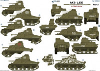 Colibri decals 72064 M3 Lee in Red Army Part I 1/72