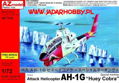 AZ model 74018 Attack Helicopter AH-1G &quot;Huey Cobra&quot; 1/72