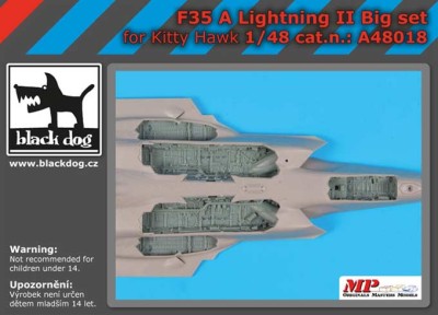 BlackDog A48018 F 35A Lightning II Big set (KITTYH) 1/48