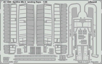 Eduard 481065 SET Spitfire Mk.V landing flaps (EDU) 1/48