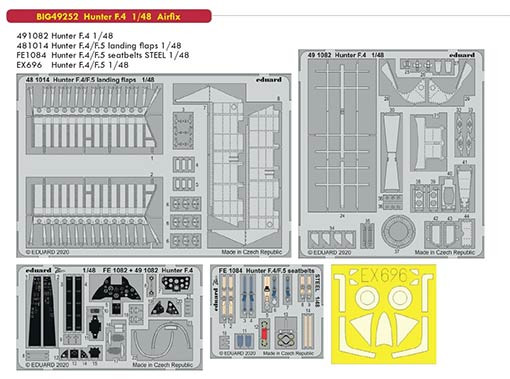Eduard BIG49252 1/48 Hunter F.4 (AIRF)