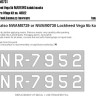New Ware NWA-M0731 1/48 Mask Lockheed Vega 5b MARKING (DORA W.)