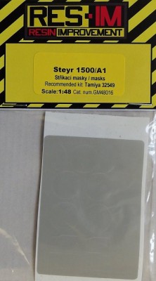RES-IM RESIMG4816 1/48 Masks for Steyr 1500/A1 (TAM 32549)