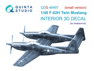 Quinta Studo QDS-48497 F-82H Twin Mustang (Modelsvit) (малая версия) 1/48