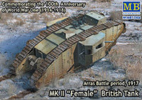 Master Box 72006 MK II Female British Tank, Arras Battle period, 1917, 1/72