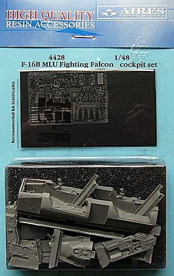 Aires 4428 F-16B MLU Fighting Falcon cockpit set 1/48