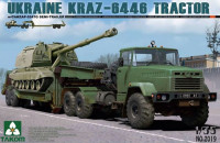 Takom 2019 Ukraine KrAZ-6446 Tractor w/ChMZAP-5247G Semi-Trailer 1/35