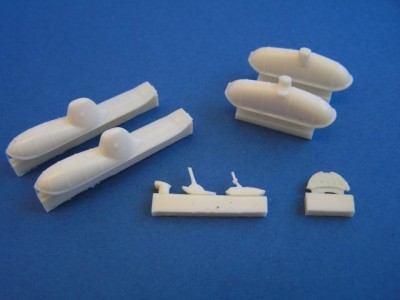 Pavla Models U72-76 Gloster Gladiator - ski undercarrige + decal sheet (Norway, Sweden) 1:72