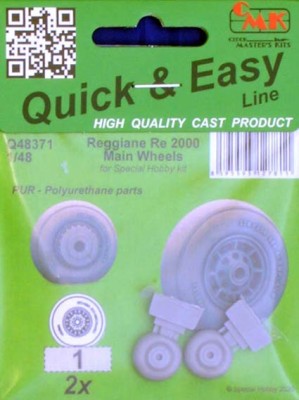 CMK Q48371 Reggiane Re 2000 Main wheels (SP.HOB.) 1/48