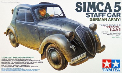Tamiya 35321 SIMCA 5 Staff Car 1/35