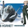 Hasegawa 60104 F/A-18 HORNET (EGG PLANE SERIES) (СБОРКА БЕЗ КЛЕЯ), серия "Яйцелёты" Б/М