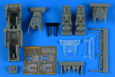 Aires 4846 Rafale B - early cockpit set (REV) 1/48