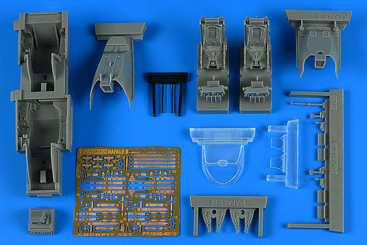 Aires 4846 Rafale B - early cockpit set (REV) 1/48