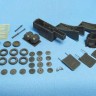 Metallic Details MDR48138 Lockheed SR-71 Blackbird Landing gears (designed to be used with Revell kits) 1/48