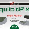 Dk Decals 72147 Mosquito NF Mk.30 (9x camo) 1/72