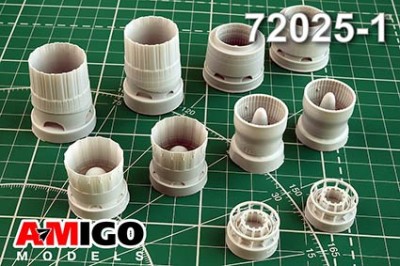 Amigo Models AМG 72025-1 Су-35С сопло двигателя АЛ-41Ф1С 1/72