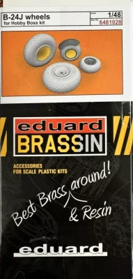 Eduard 6481028 B-24J wheels (HOBBYB) 1/48