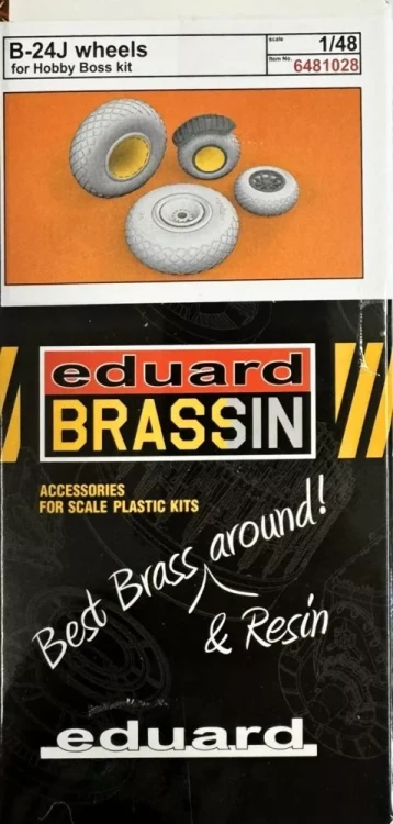 Eduard 6481028 B-24J wheels (HOBBYB) 1/48