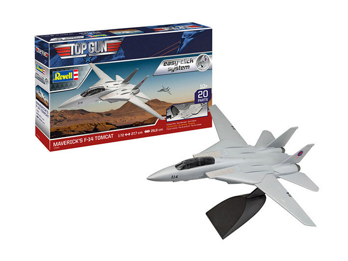 Revell 04966 Американский многоцелевой истребитель «Томкэт» Ф-14 Toп Ган (easyclick) 1/72