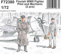 CMK F72380 Finnish WWII Fighter Pilot and Mechanic 1/72