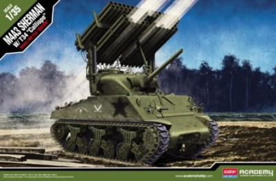 Academy 13294 M4A3 Sherman W/ T34 &quot;Calliope&quot; 1/35